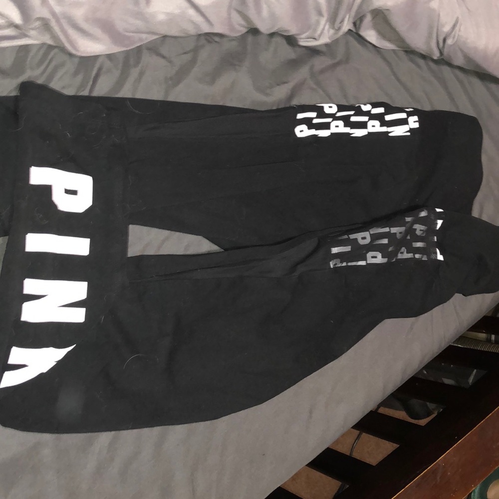 Pink yoga pants